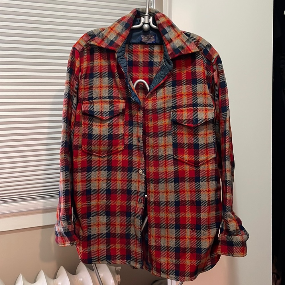 Pendleton plaid wool shirt M